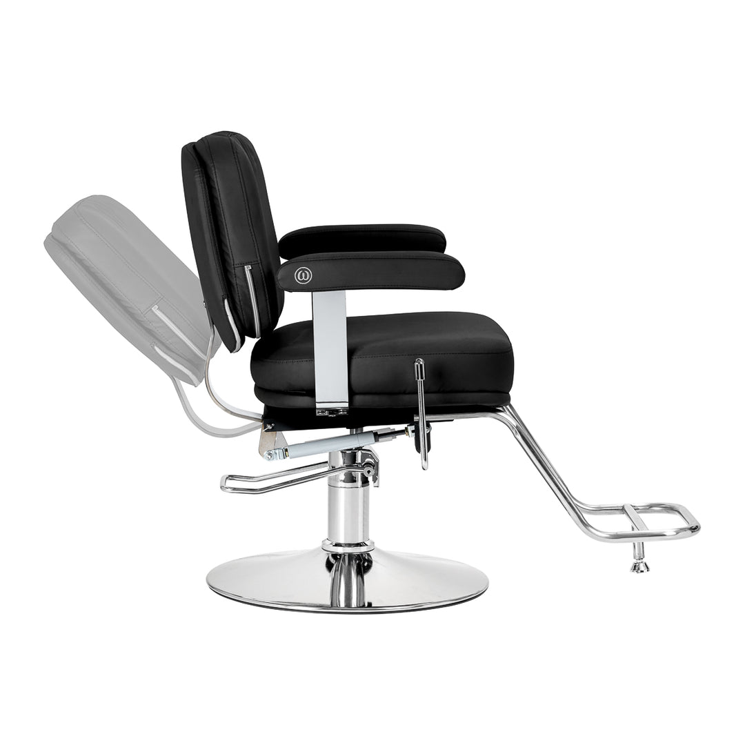 Kappersstoel Omega Astra Plus Zwart - afbeelding 3