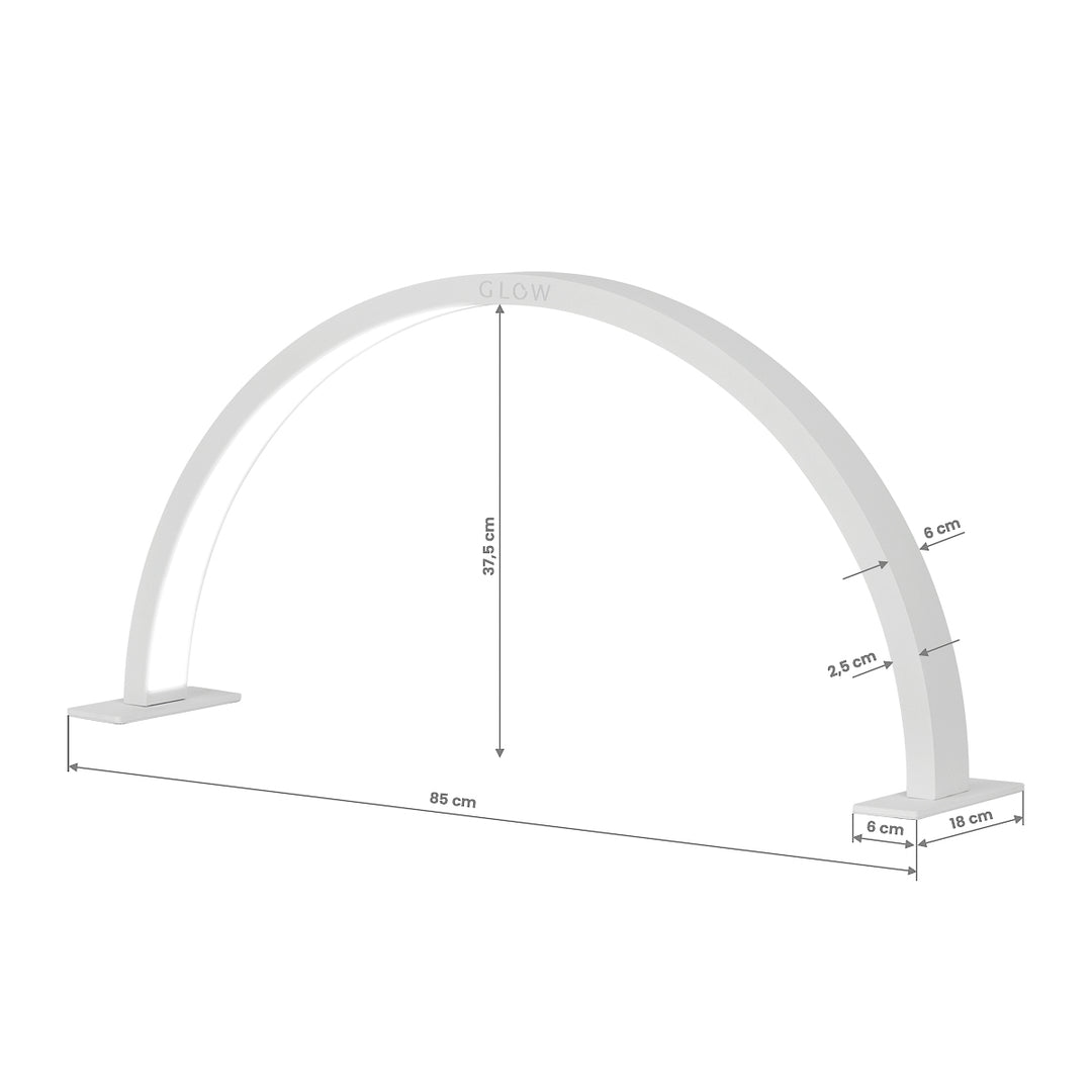 Manicurelamp LED met Instelbare Lichtintensiteit Glow Arche II Grijs - afbeelding 7