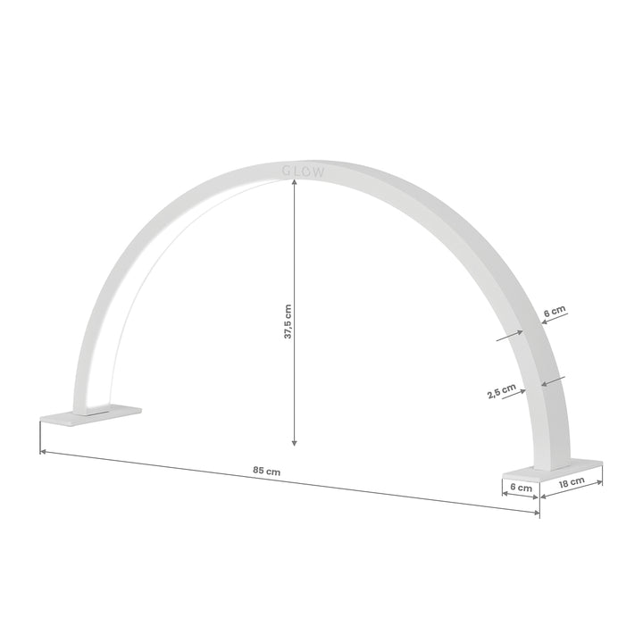 Manicurelamp LED met Instelbare Lichtintensiteit Glow Arche II Grijs - afbeelding 7