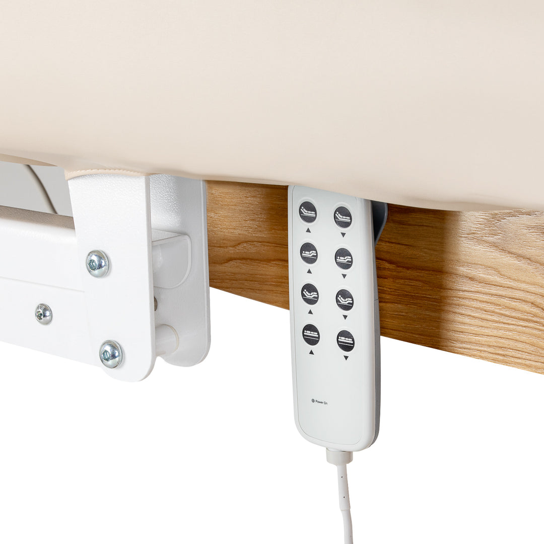 Massagetafel Elektrisch Sillon Relax Crème-Lichtbruin - afbeelding 7