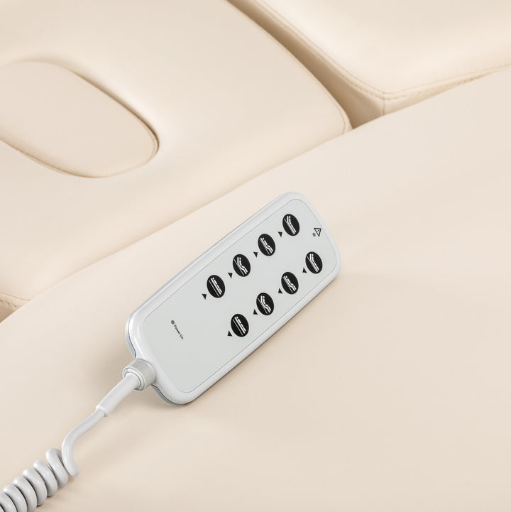 Massagetafel Elektrisch Sillon Relax Crème-Lichtbruin - afbeelding 17