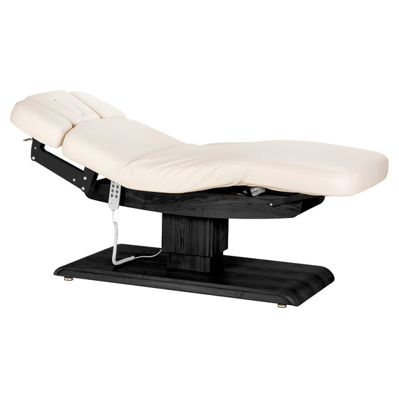 Sähköinen hierontapöytä Sillon Relax, 3 moottoria - kerma-musta