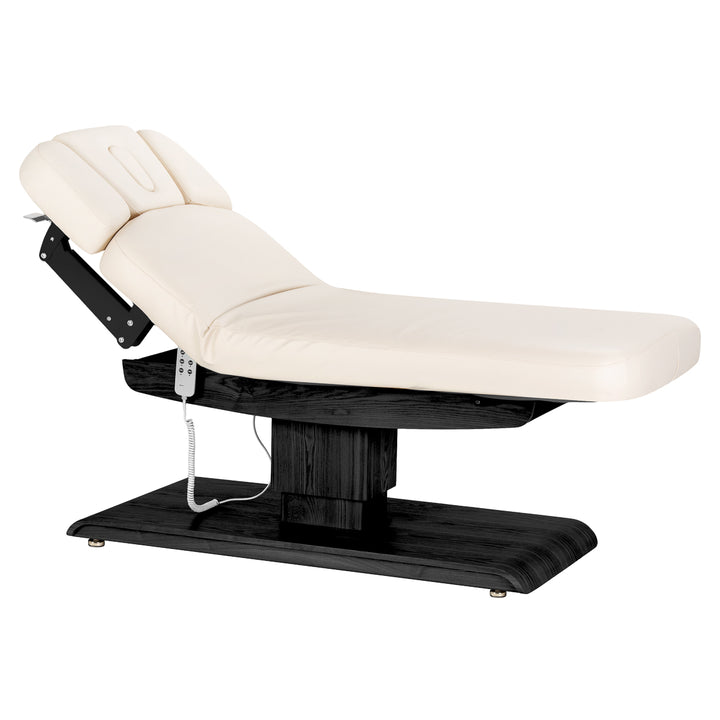 Massagetafel Elektrisch Sillon Relax Crème-Zwart - afbeelding 2