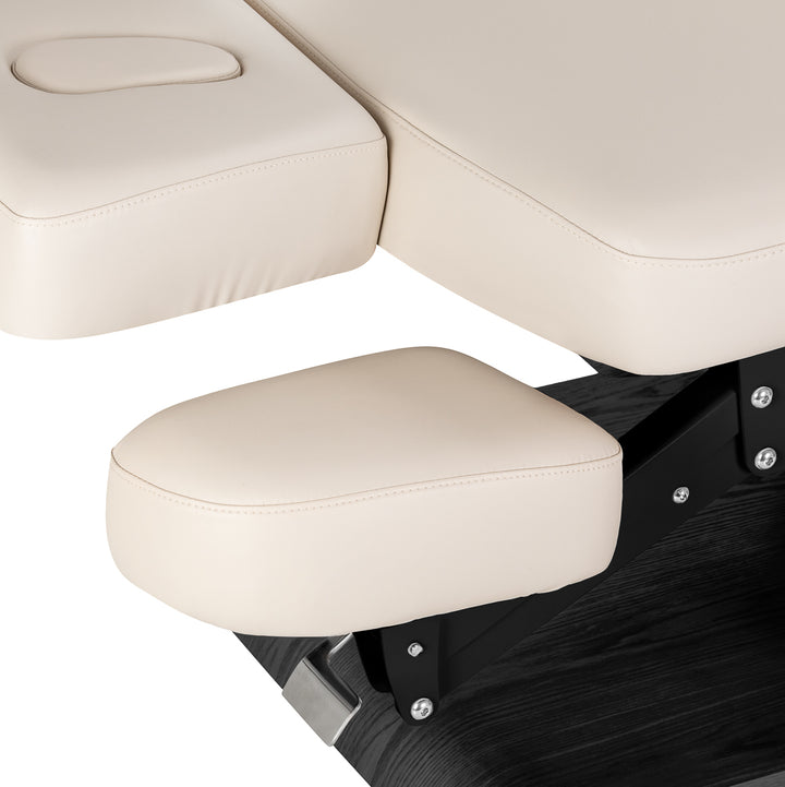 Massagetafel Elektrisch Sillon Relax Crème-Zwart - afbeelding 8