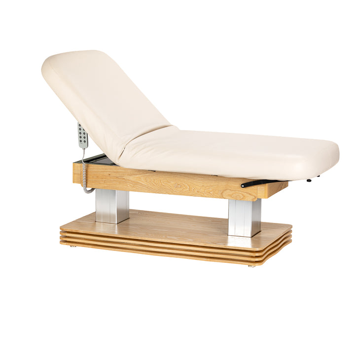 Massagetafel Elektrisch Sillon Comfort Crème-Lichtbruin - afbeelding 2