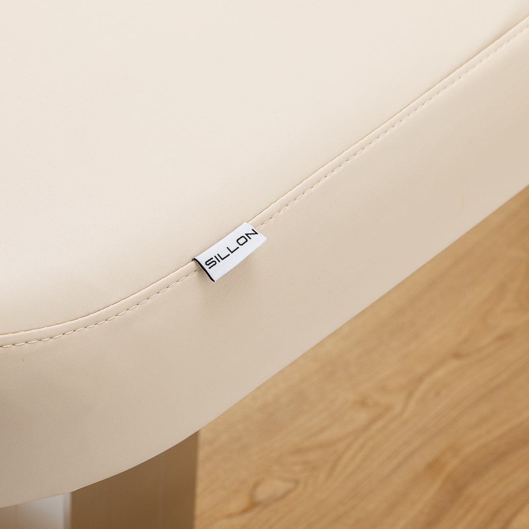 Massagetafel Elektrisch Sillon Comfort Crème-Lichtbruin - afbeelding 16
