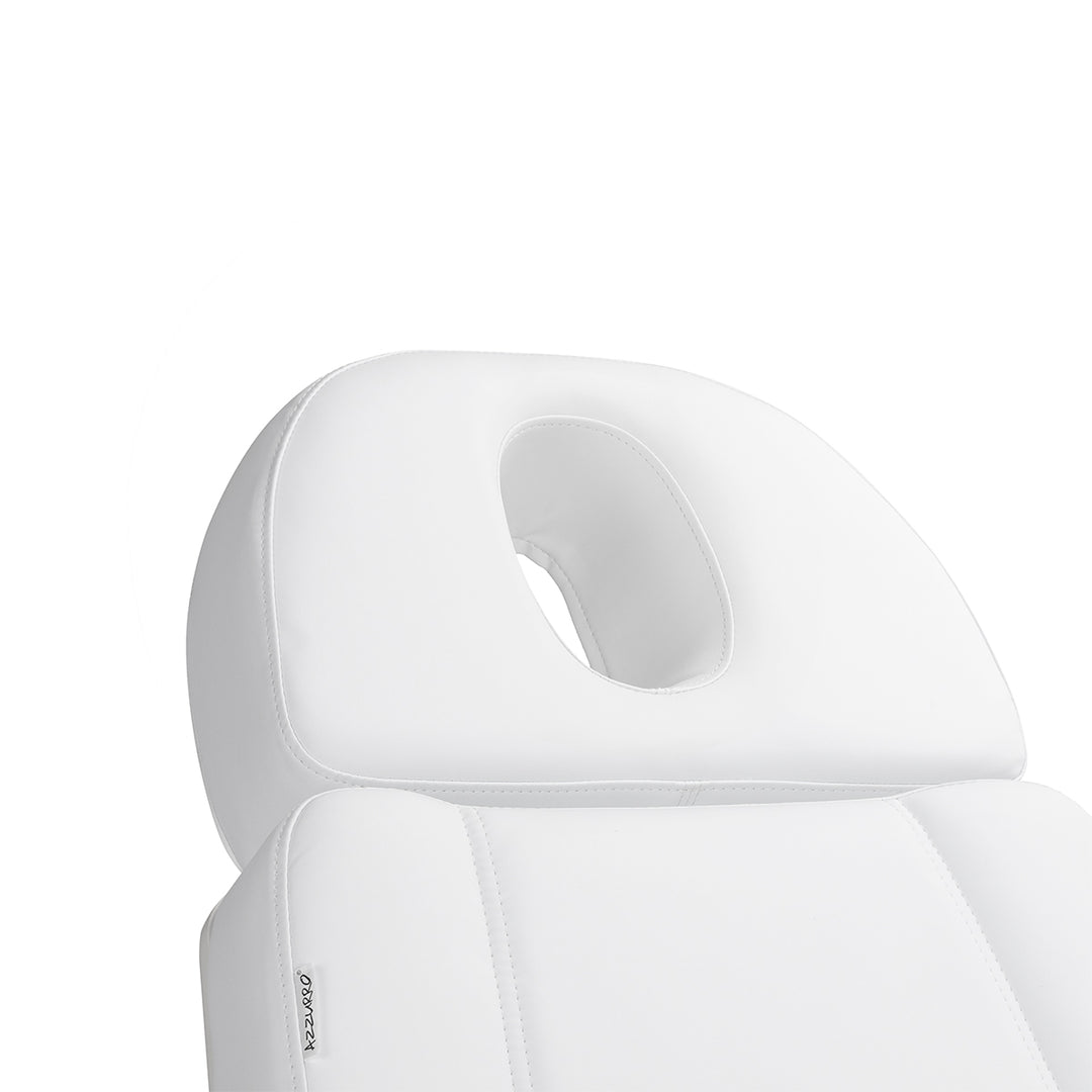 Behandelstoel Elektrisch Azzurro Lux 3 Motoren met Verwarming Wit - afbeelding 9