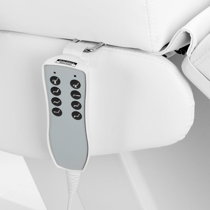 Behandelstoel Elektrisch Azzurro Lux 4 Motoren Wit - afbeelding 11