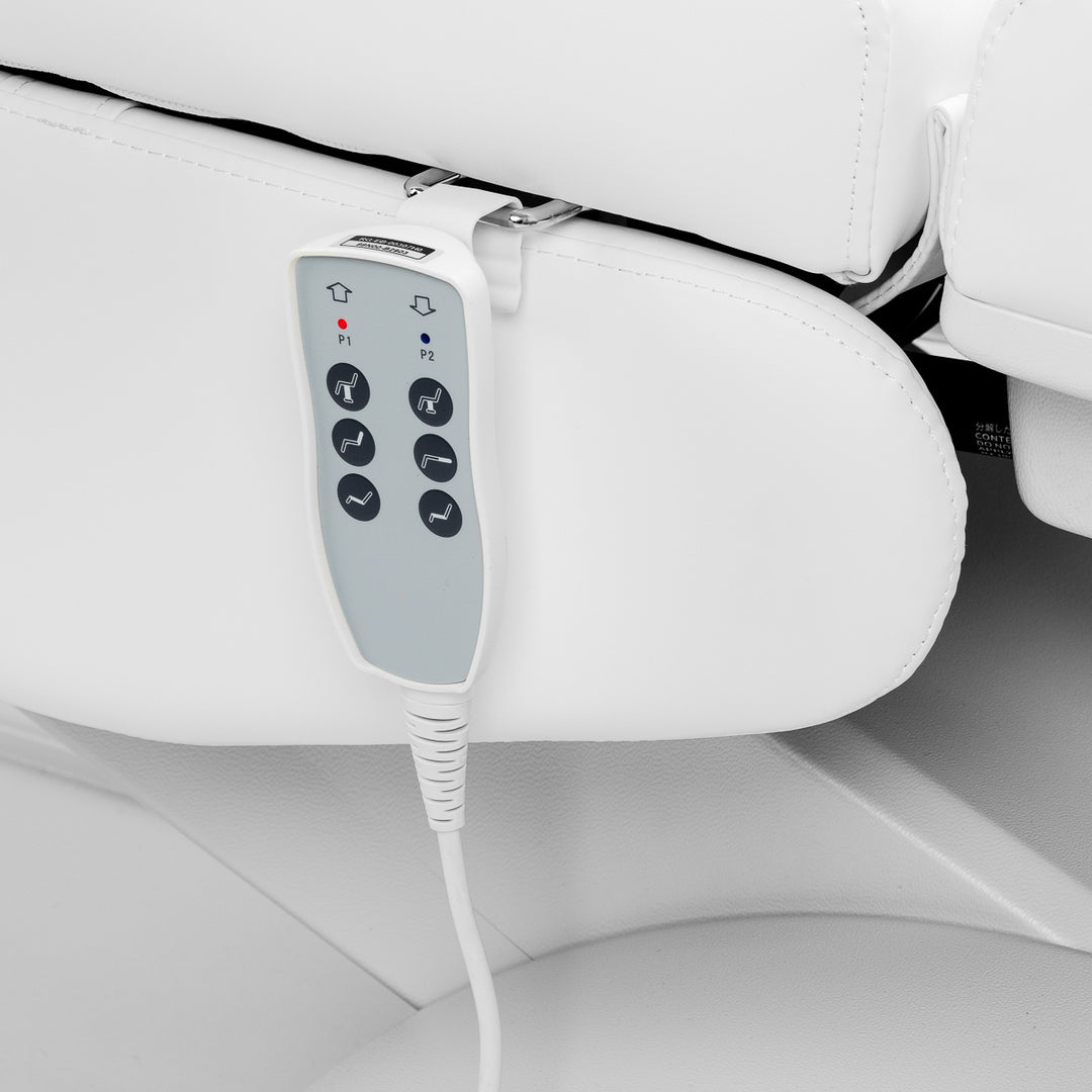 Behandelstoel Elektrisch Azzurro Lux Pedi 3 Motoren Wit - afbeelding 17
