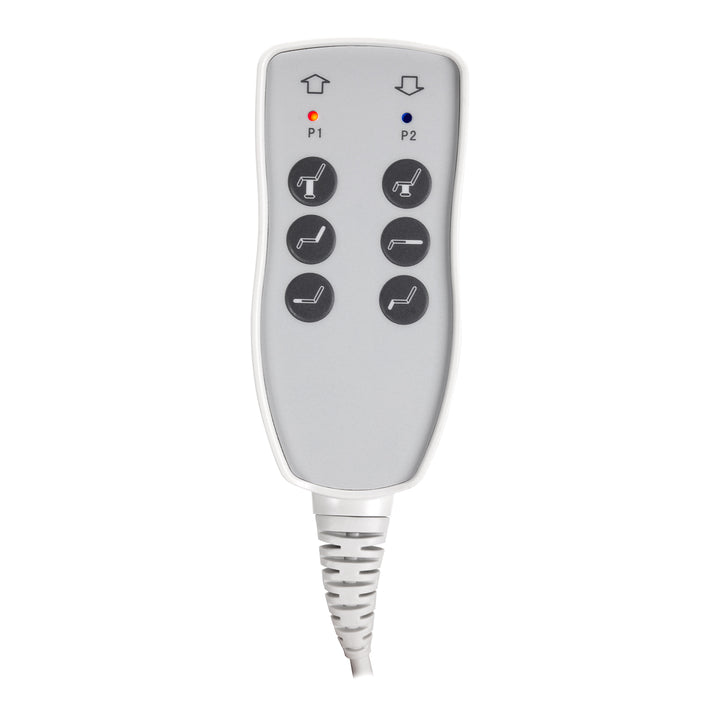 Behandelstoel Elektrisch Azzurro 803D 3 Motoren Wit - afbeelding 21