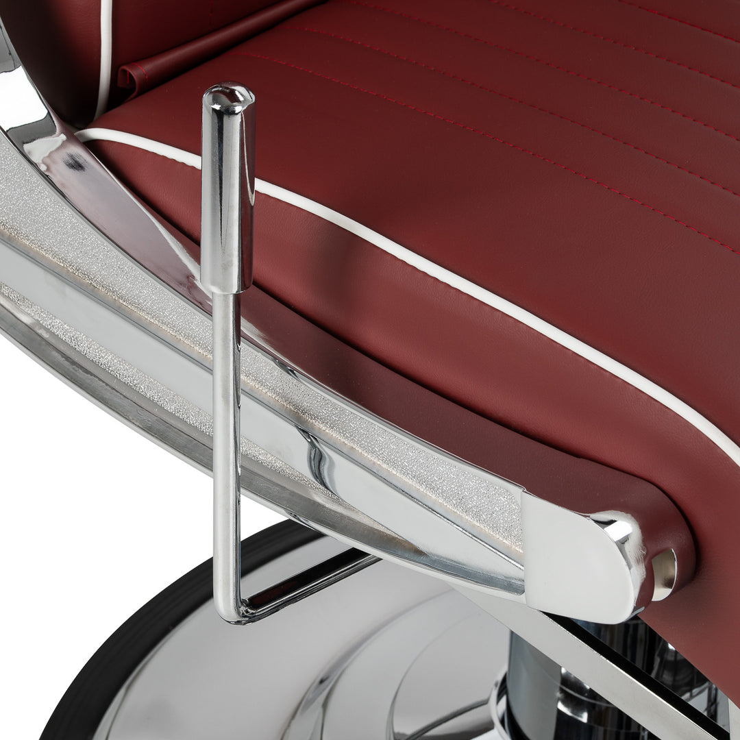 Barberstoel Gabbiano Visionerio Rood - afbeelding 8