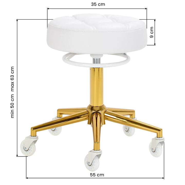 Kruk Gabbiano D054G Wit-Goud - afbeelding 6