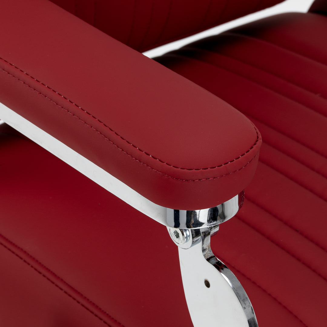 Barberstoel Gabbiano Elias Rood - afbeelding 6