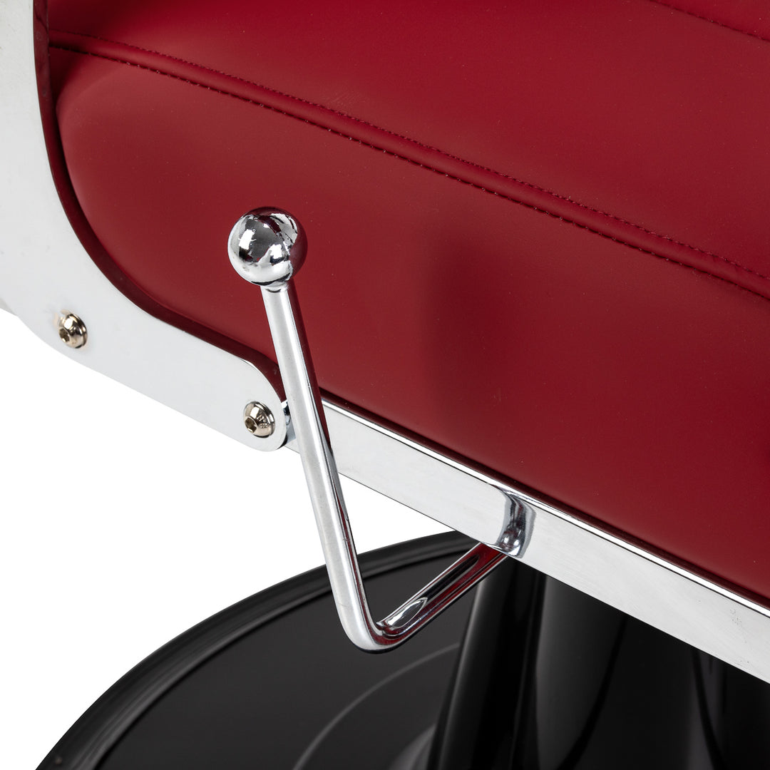 Barberstoel Gabbiano Elias Rood - afbeelding 7