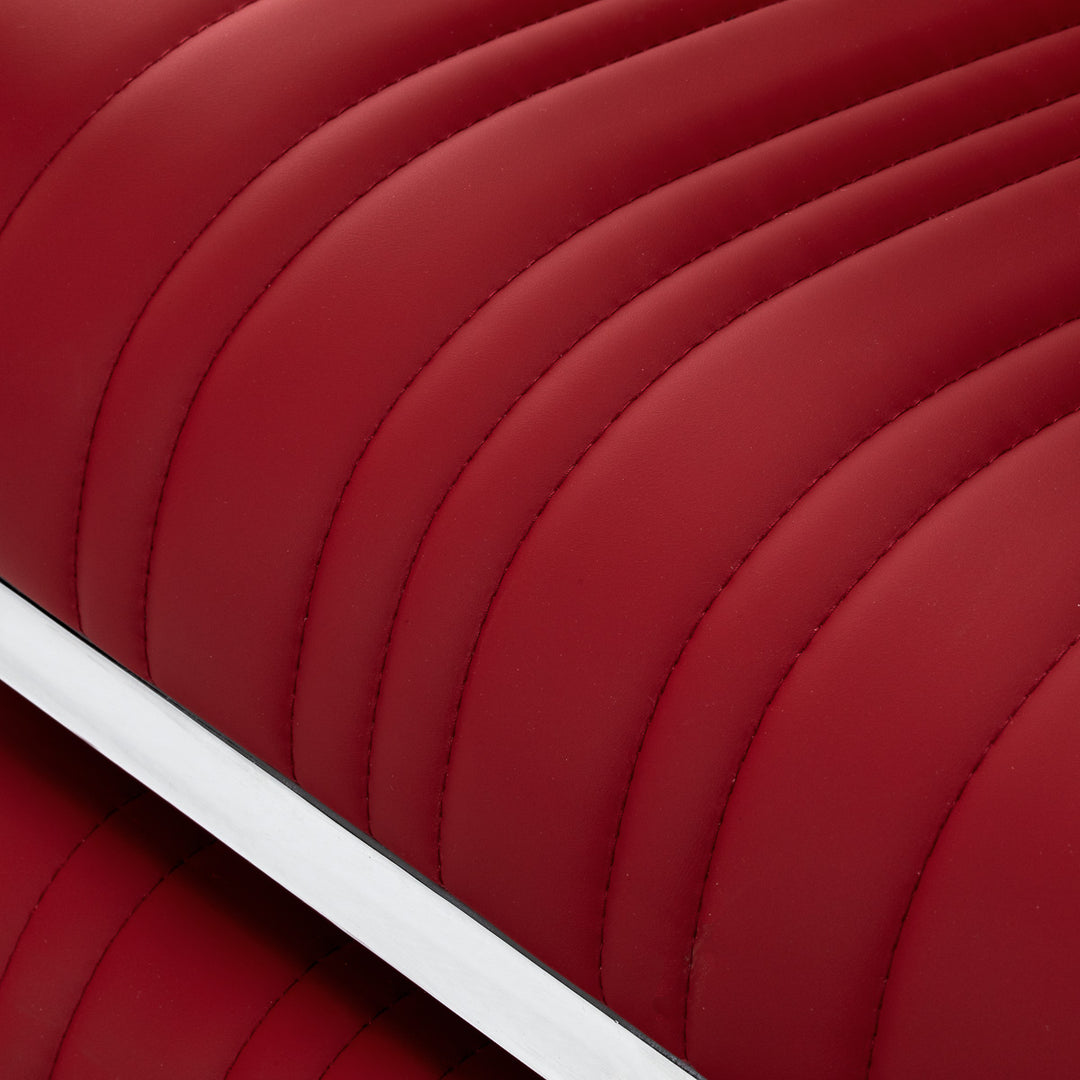 Barberstoel Gabbiano Elias Rood - afbeelding 8
