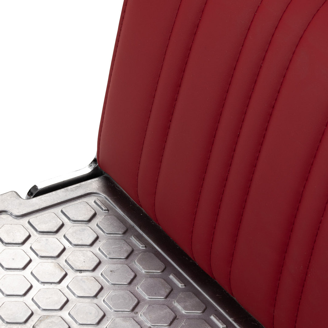 Barberstoel Gabbiano Elias Rood - afbeelding 9