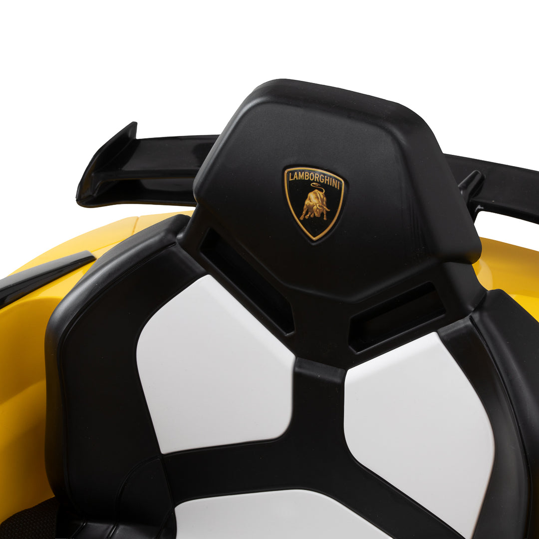 Kinderkappersstoel Auto Lamborghini Geel - afbeelding 10