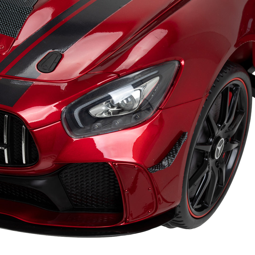 Kinderkappersstoel Auto Mercedes Rood - afbeelding 7