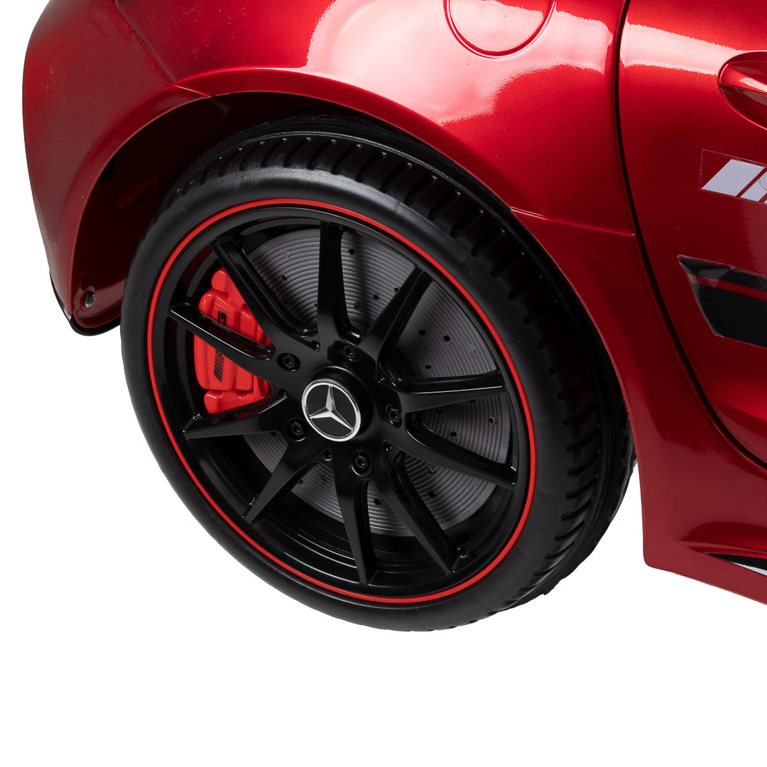 Kinderkappersstoel Auto Mercedes Rood - afbeelding 11