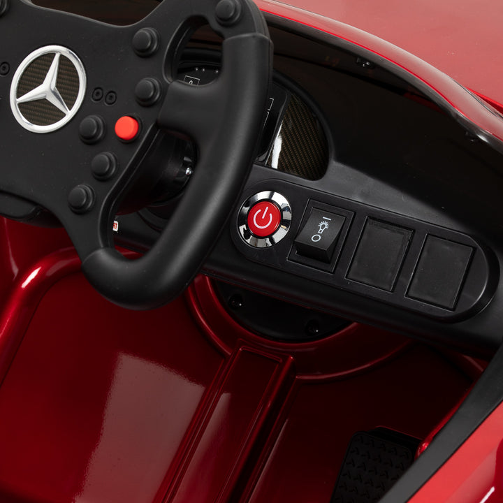 Kinderkappersstoel Auto Mercedes Rood - afbeelding 13
