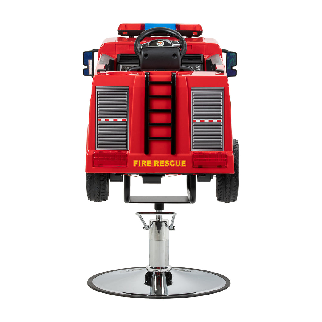 Kinderkappersstoel Brandweer Rood - afbeelding 5