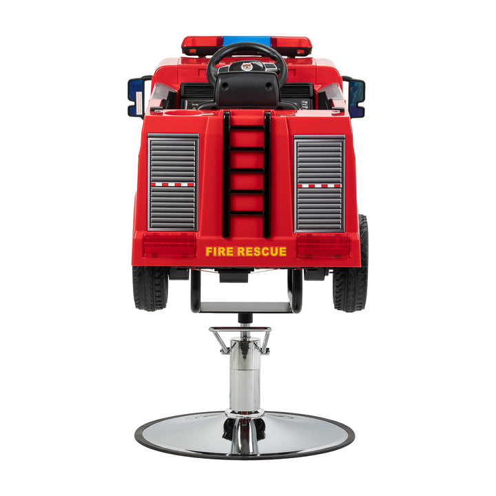 Kinderkappersstoel Brandweer Rood - afbeelding 5