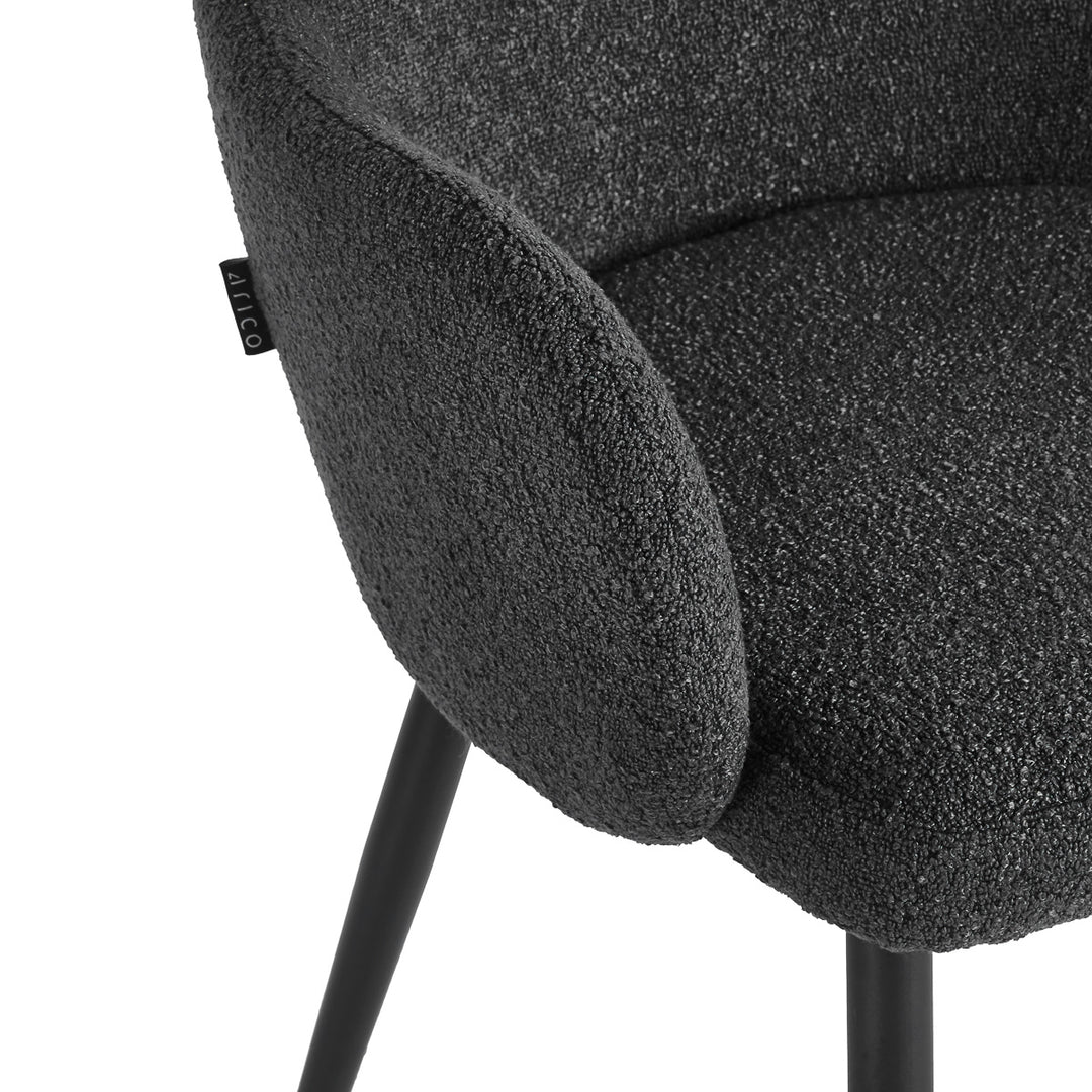 Salonstoel 4Rico Intra Zwart - afbeelding 7
