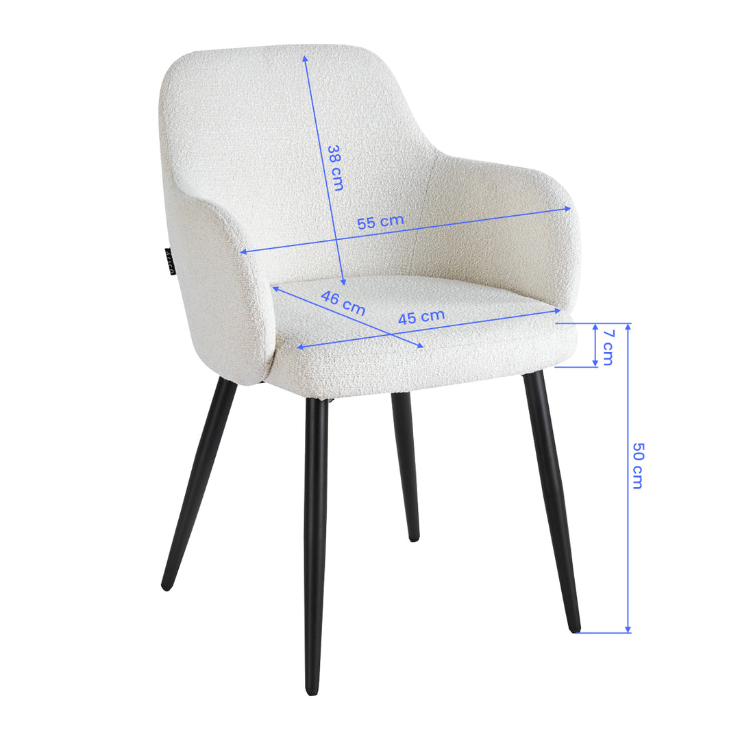 Salonstoel 4Rico Intra Wit - afbeelding 8