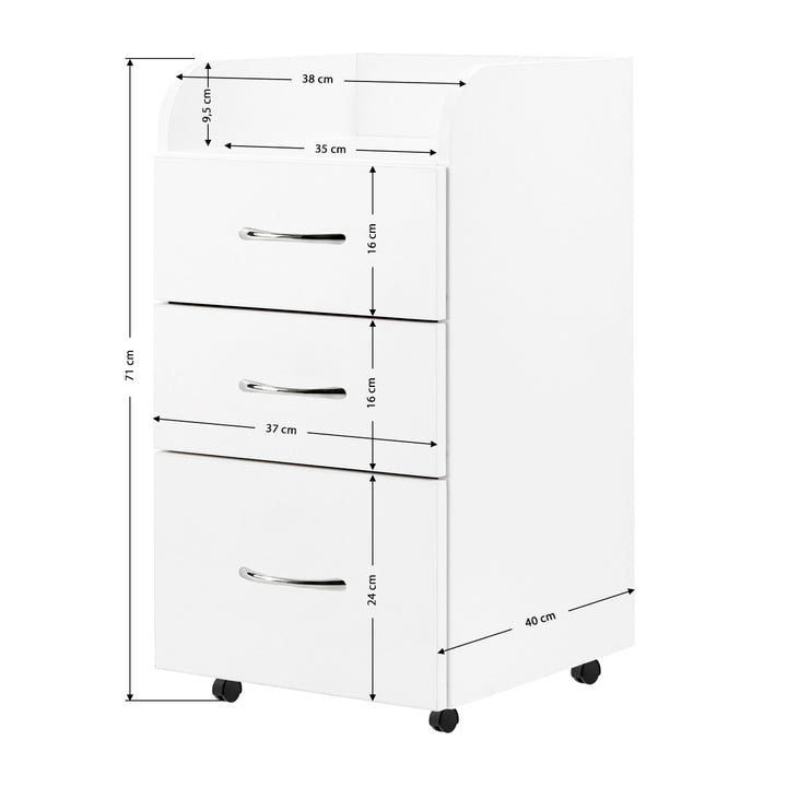 Roltafel Kombi Wit - afbeelding 6