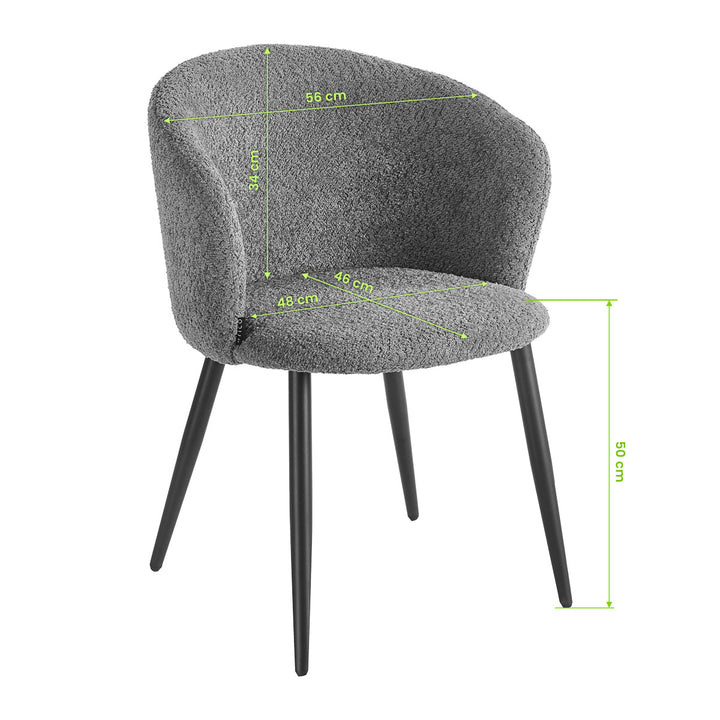 Salonstoel 4Rico Verso Grijs - afbeelding 7