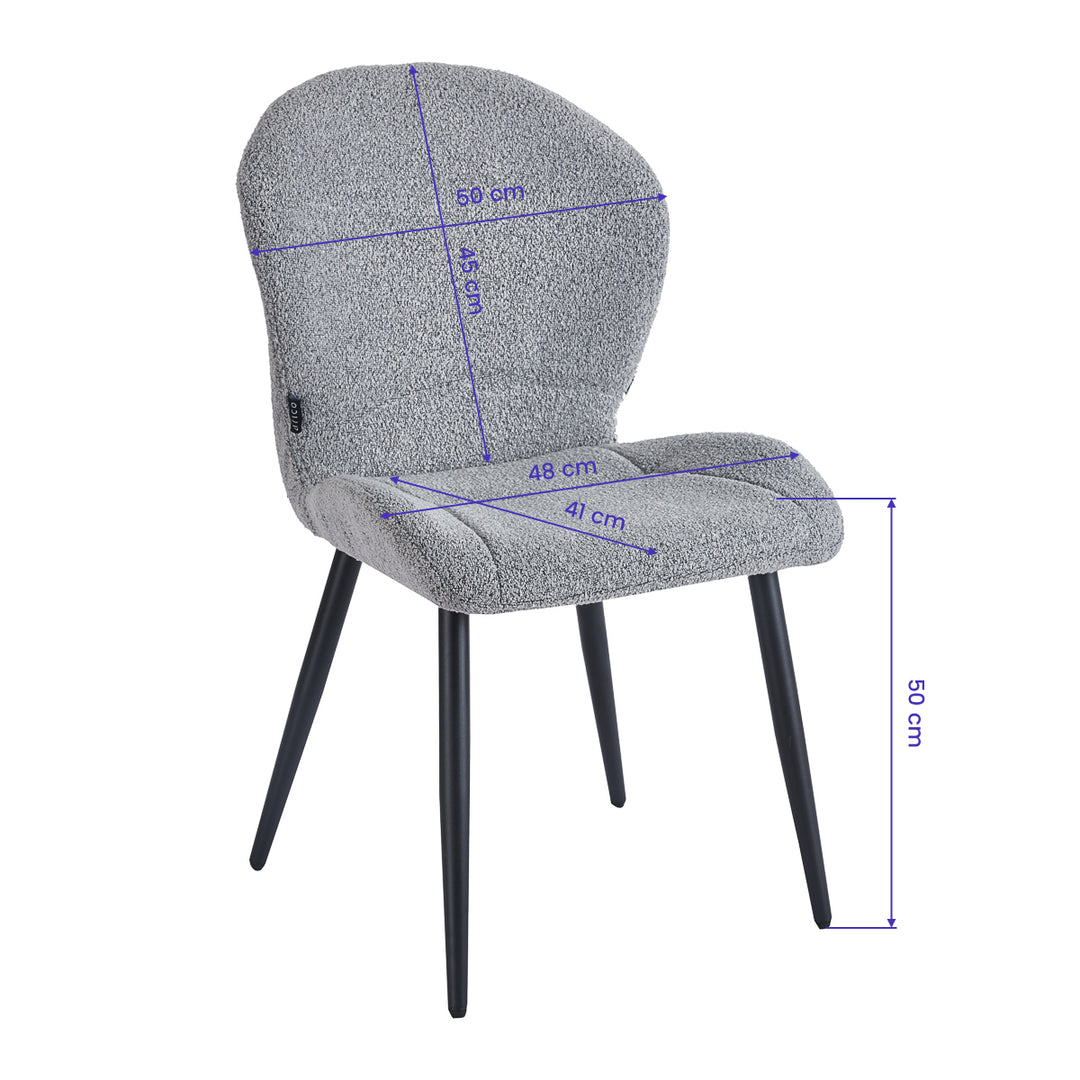 Salonstoel 4Rico Lucente Grijs - afbeelding 8