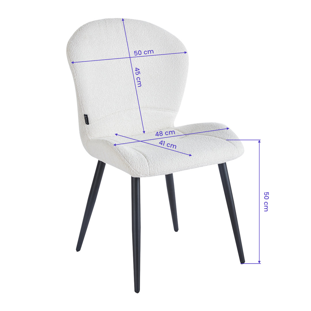 Salonstoel 4Rico Lucente Wit - afbeelding 8
