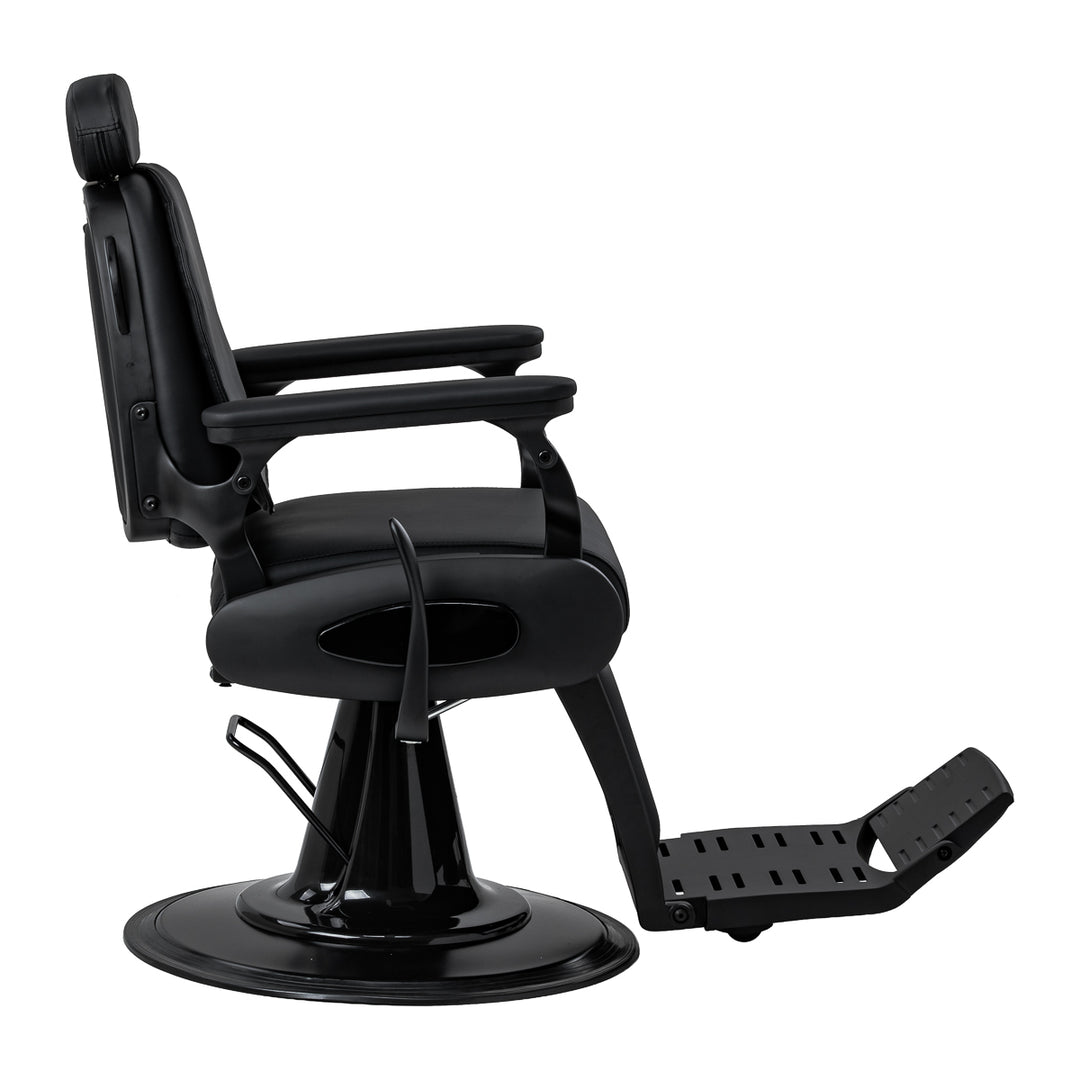 Barberstoel Gabbiano Francesco met Massage Zwart-Zwart - afbeelding 4