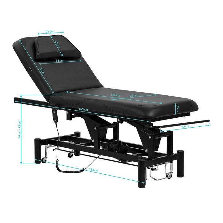 Massagetafel Elektrisch Azzurro 684A 1 Zwart - afbeelding 18