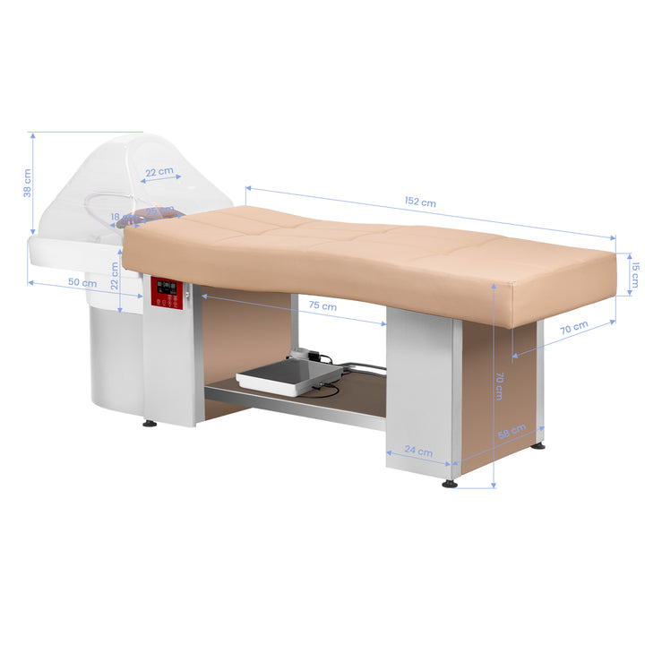 Wasunit Gabbiano Head Spa 017 Beige - afbeelding 17