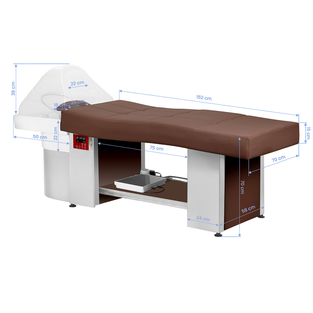 Wasunit Gabbiano Head Spa 017 Bruin - afbeelding 17