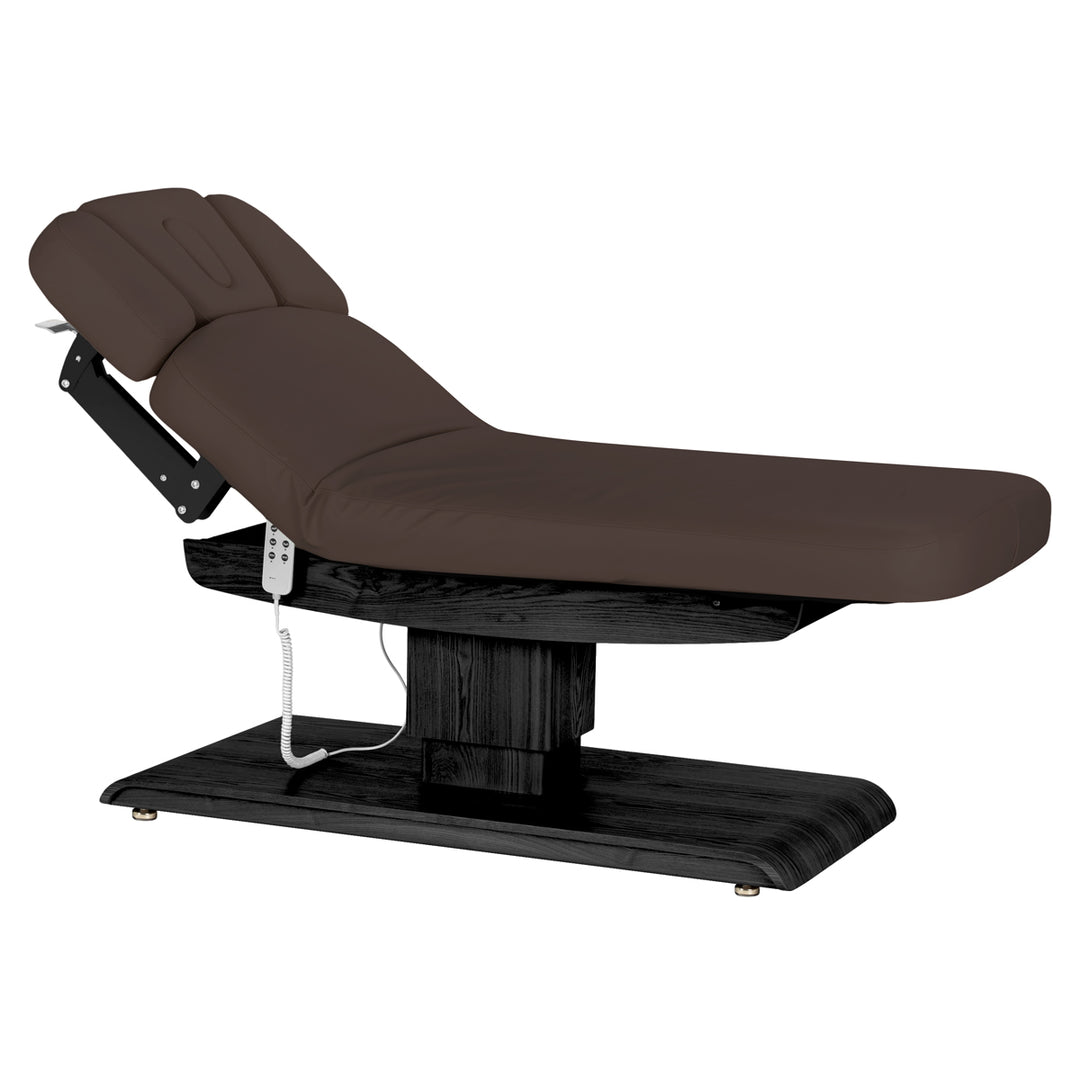 Massagetafel Elektrisch Sillon Relax Donkerbruin-Zwart - afbeelding 2