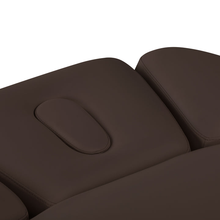Massagetafel Elektrisch Sillon Relax Donkerbruin-Zwart - afbeelding 11