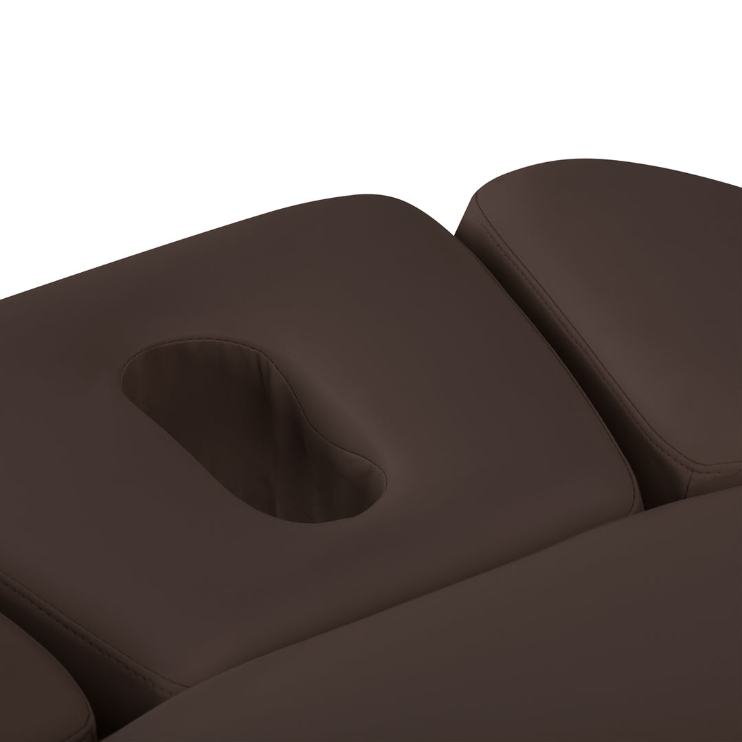 Massagetafel Elektrisch Sillon Relax Donkerbruin-Zwart - afbeelding 12