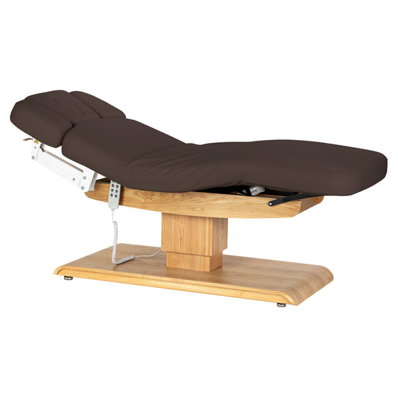 Sähköinen hierontapöytä Sillon Relax - tummanruskea-vaaleanruskea