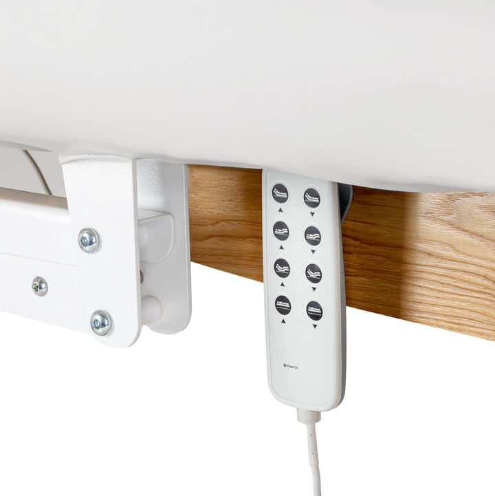 Massagetafel Elektrisch Sillon Relax Wit-Lichtbruin - afbeelding 7