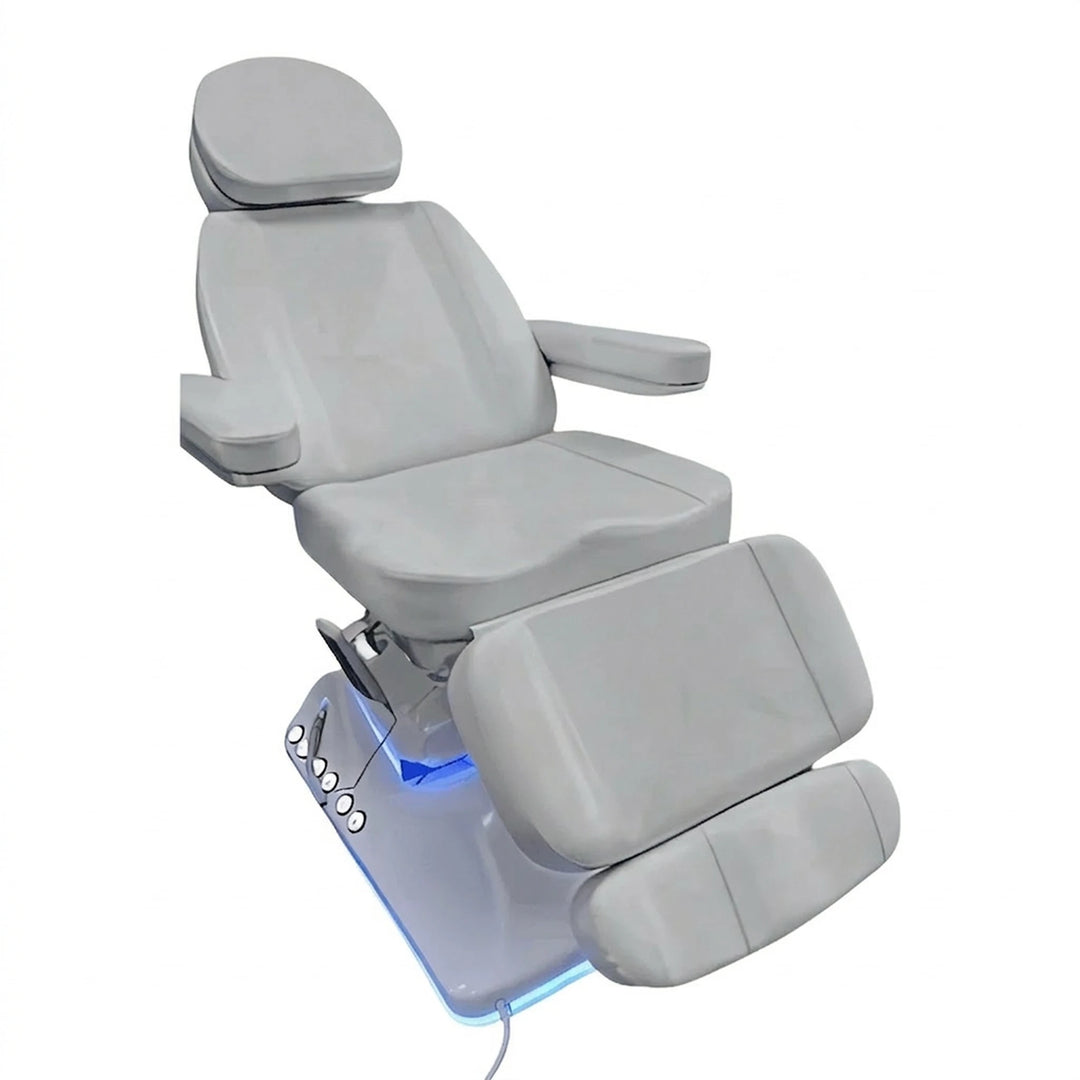 Behandelstoel Elektrisch P Clinic Bighorn Wit met Verlichting en Verwarming