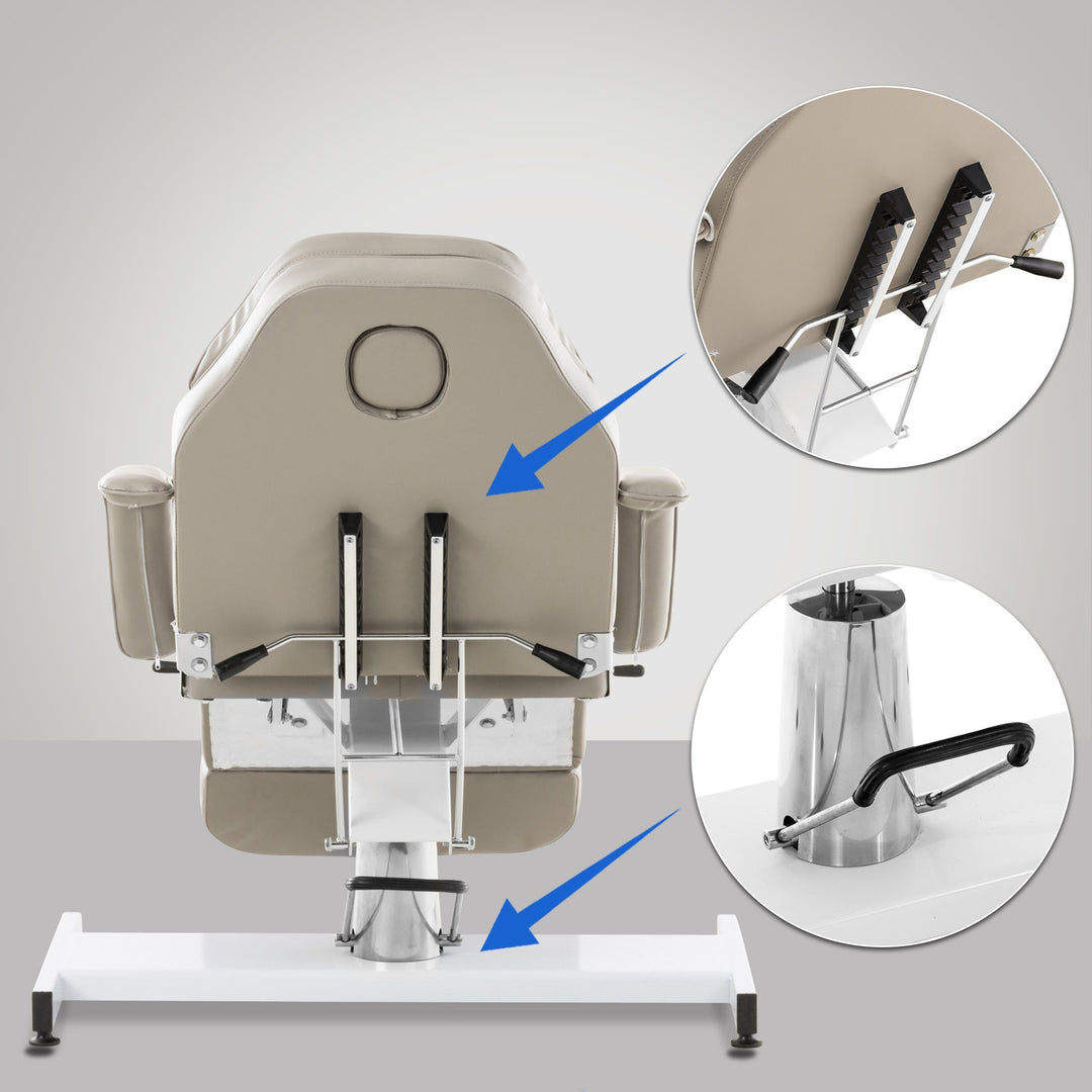 Behandelstoel Hydraulisch 102 Pedi Grijs - afbeelding 5