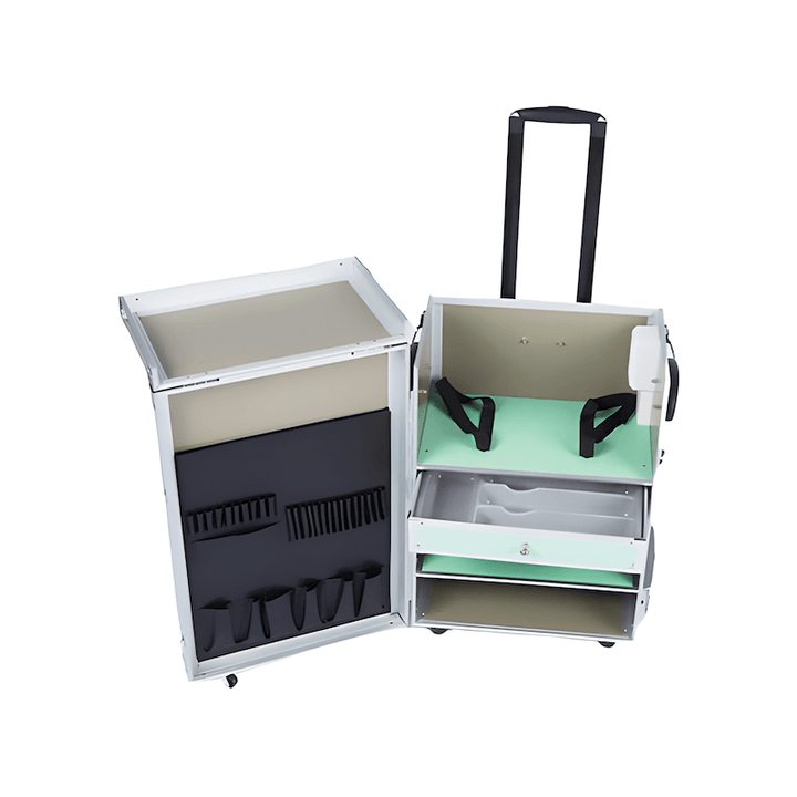 Pedicurekoffer met Trolley PodoMobile Maxi Youth Green 2
