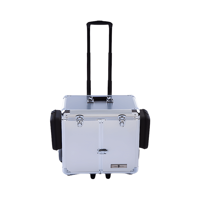Pedicurekoffer met Trolley PodoMobile Midi Brush Silver 1