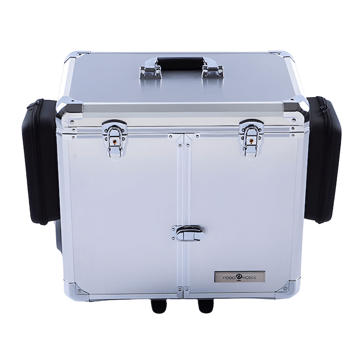 Pedicurekoffer met Trolley PodoMobile Midi Brush Silver 2
