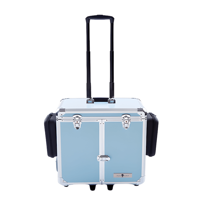 Pedicurekoffer met Trolley PodoMobile Midi Grey Blue 1
