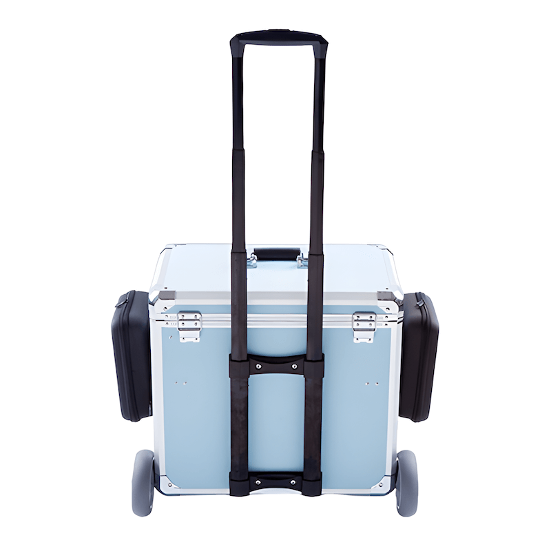 Pedicurekoffer met Trolley PodoMobile Midi Grey Blue 4