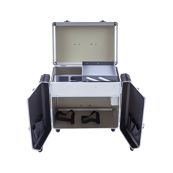 Pedicurekoffer met Trolley PodoMobile Midi Grey Blue 6