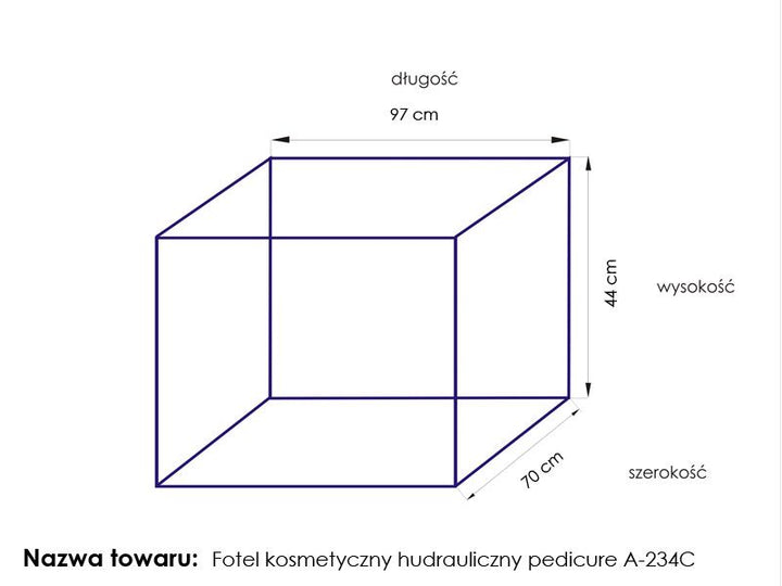 Behandelstoel Hydraulisch A234 Pedi Wit - afbeelding 8